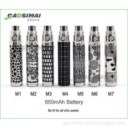 hot selling carved ego battery ego k battery